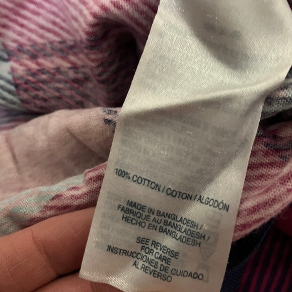 Tommy Hilfiger 100% cotton pajama pants, sleep lounge, plaid, adjustable xs/s - Picture 7 of 7